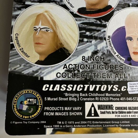 SPACE 1999 8” FIGURE Mysterious ALIEN New In Package Retro - Picture 5 of 6